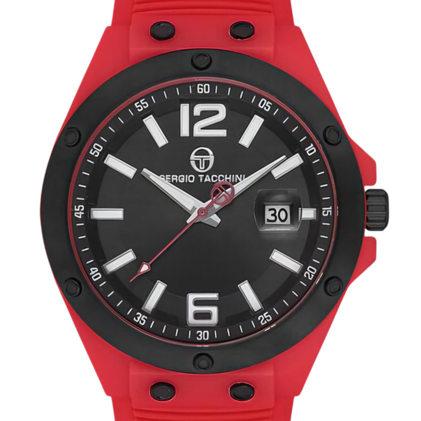 Ceas de Bărbați Sergio Tacchini Streamline, Cadran Negru cu Bezel Sportiv