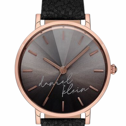 Ceas de Damă Trendy Cadran Bicolor Curea din Piele