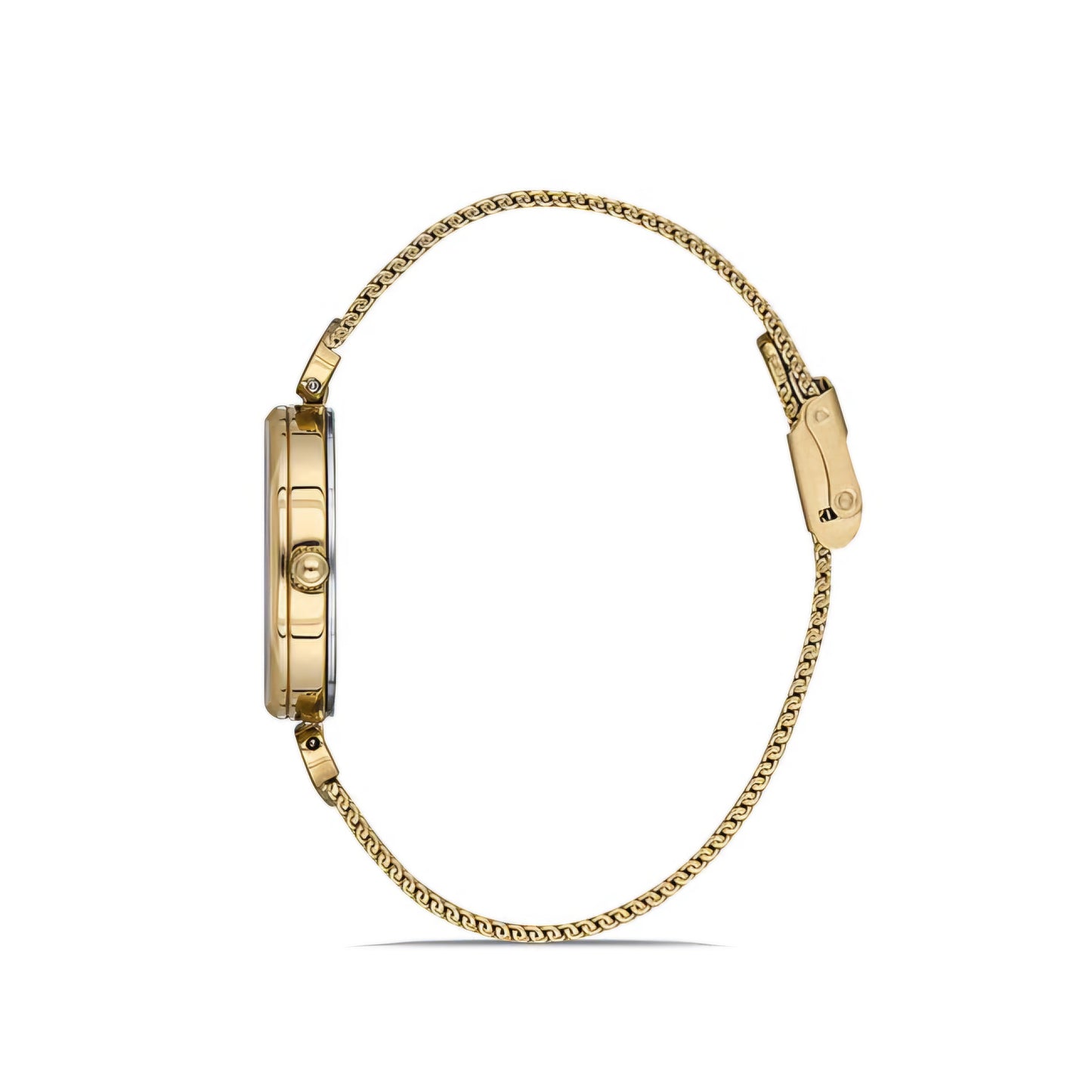 Ceas Daniel Klein Trendy Gold, Cadran cu Inimioare, Brățară Reglabilă