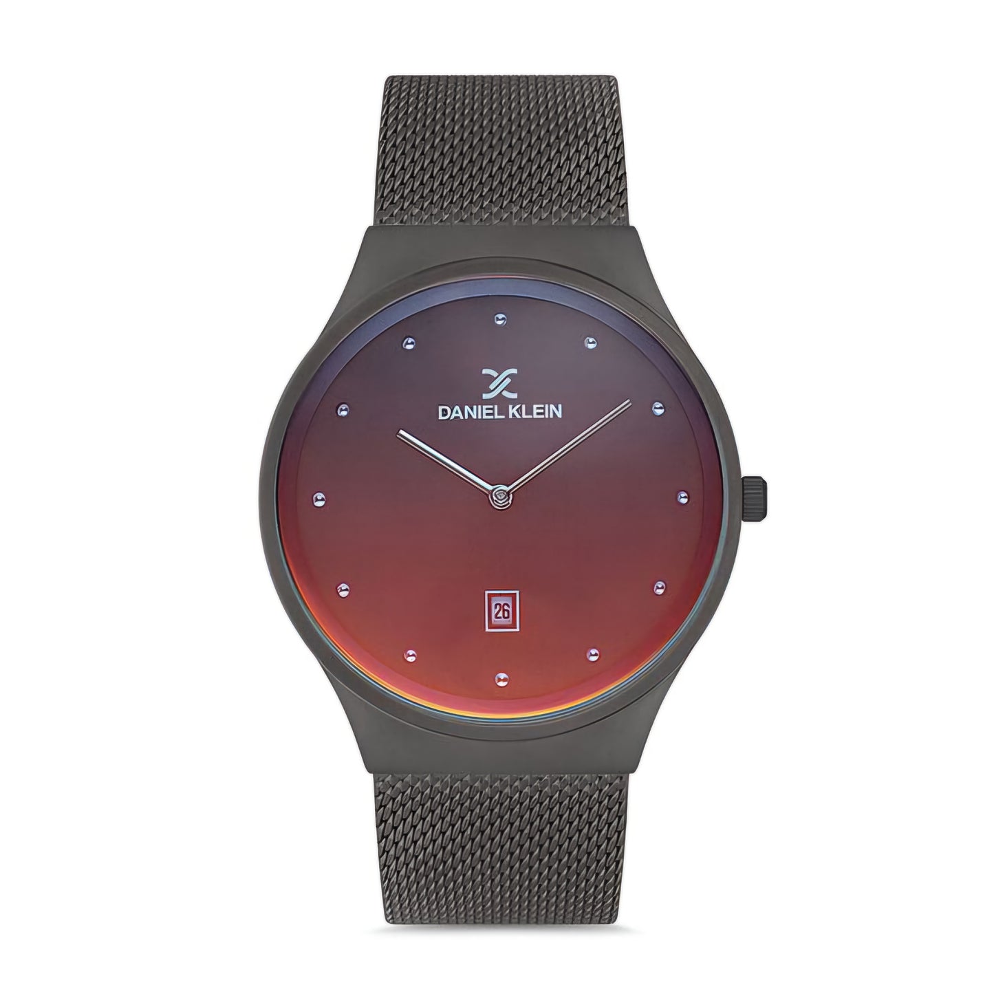 Ceas Barbătesc Premium Antracit Gradient, Brățară Metalică