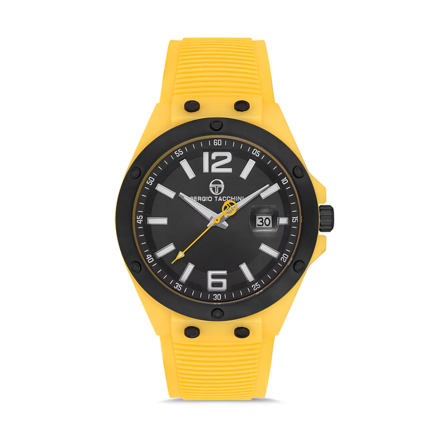 Ceas de Bărbați Sergio Tacchini Streamline, Cadran Negru cu Bezel Sportiv