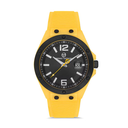 Ceas de Bărbați Sergio Tacchini Streamline, Cadran Negru cu Bezel Sportiv