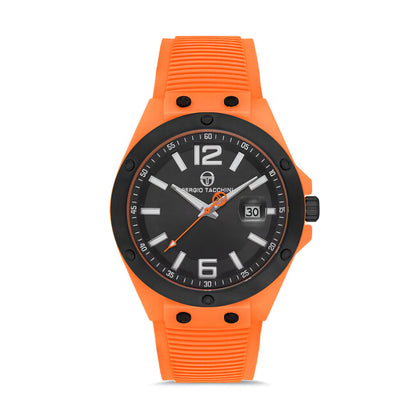 Ceas de Bărbați Sergio Tacchini Streamline, Cadran Negru cu Bezel Sportiv