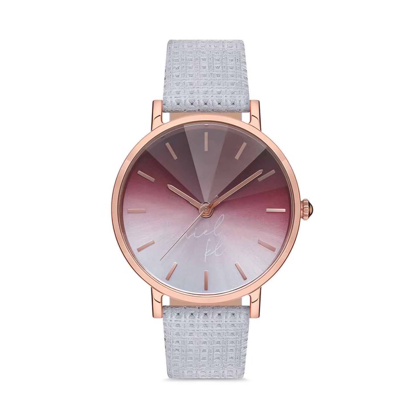 Ceas de Damă Trendy Cadran Bicolor Curea din Piele